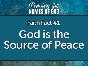 God is the Source of True Peace